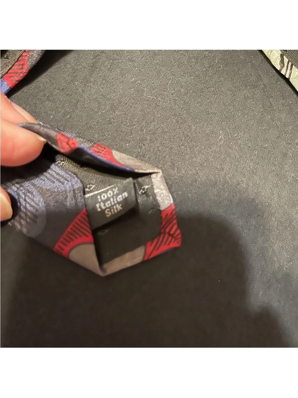 Vintage 90’s BUGATTI Lot Of 2 Italian 100% SILK Abstract Print Men’s Ties